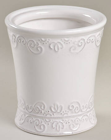 Bianca White Small Canister No Lid
