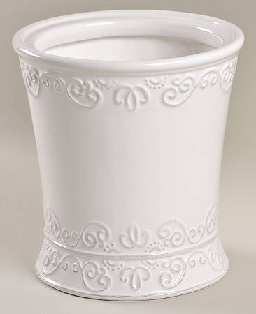 Bianca White Medium Canister No Lid