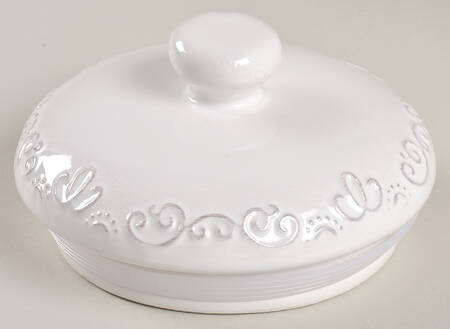 Bianca White Lid for Medium Canister