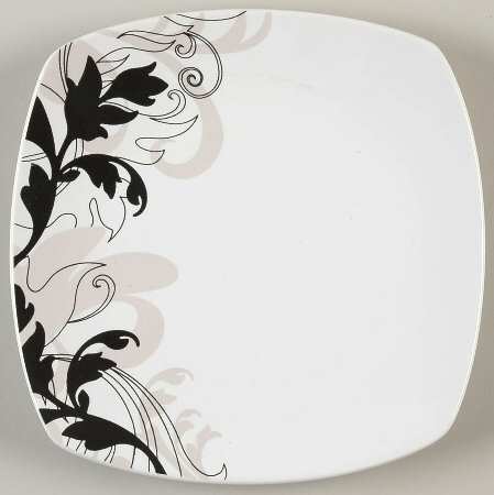 Modern Scroll Salad Plate