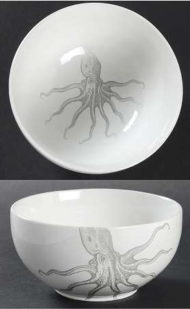 Coastal Life Silver (Gray) Soup/Cereal Bowl