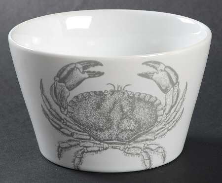 Coastal Life Silver (Gray) Individual Appetizer Bowl