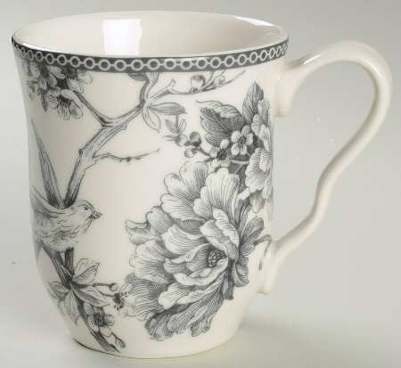 Adelaide Grey and White Mug