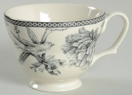 Adelaide Grey and White Footed Cup