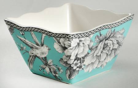 Adelaide Turquoise Individual Square Appetizer Bowl