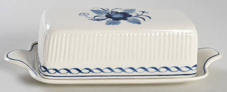 Baltic Blue (Older, Cream) 1/4 Lb Covered Butter