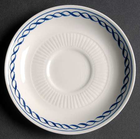 Baltic Blue (Older, Cream) Saucer for Demitasse Cup