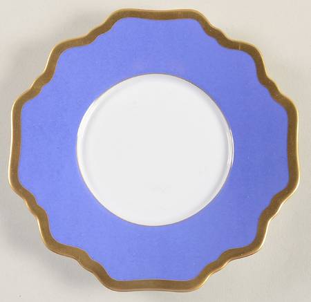 Anna's Palette Indigo Blue Bread & Butter Plate