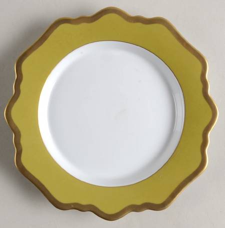 Anna's Palette Meadow Green Bread & Butter Plate