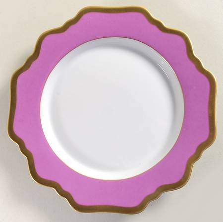 Anna's Palette Purple Orchid Bread & Butter Plate