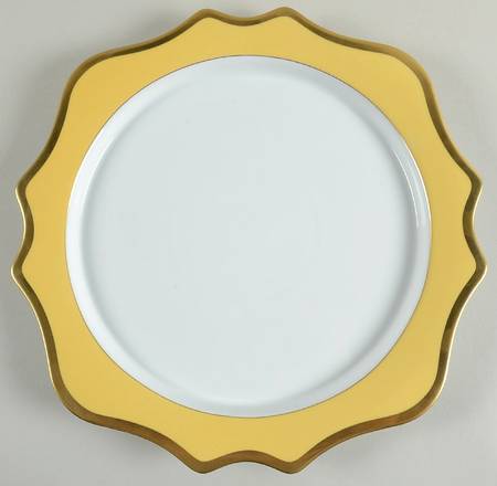 Anna's Palette Sunburst Yellow Service Plate (Charger)