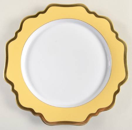 Anna's Palette Sunburst Yellow Dinner Plate