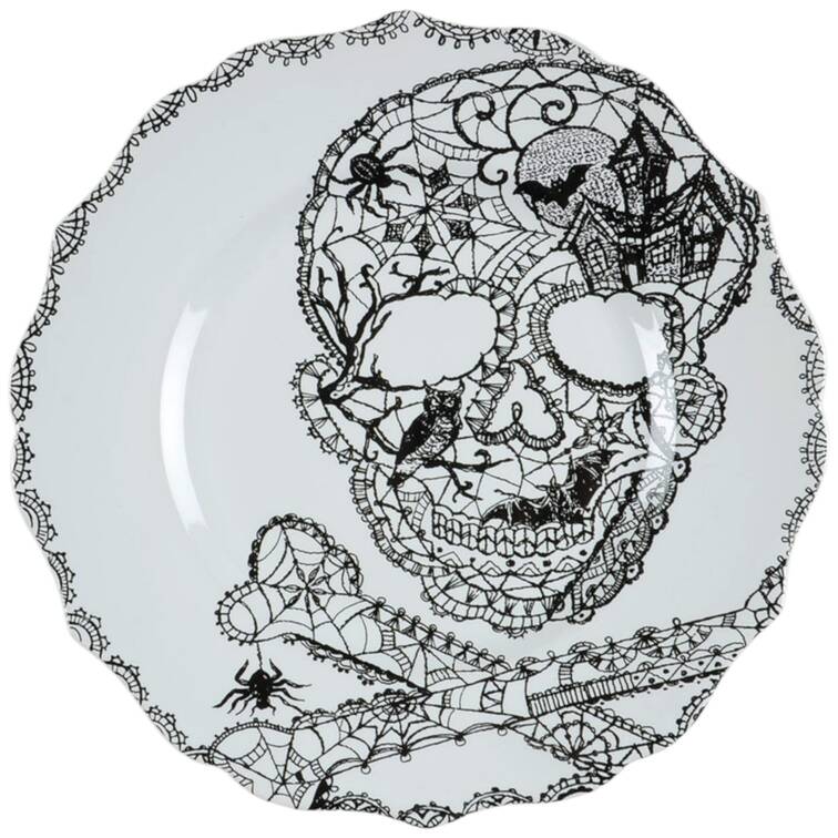 Wiccan Lace Salad Plate