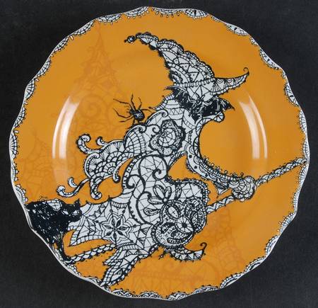 Wiccan Lace Appetizer Plate