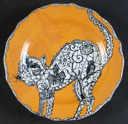 Wiccan Lace Appetizer Plate