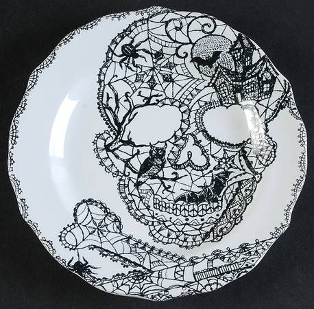 Wiccan Lace Appetizer Plate