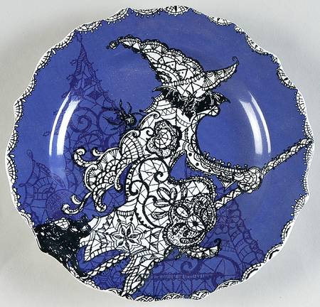 Wiccan Lace Appetizer Plate
