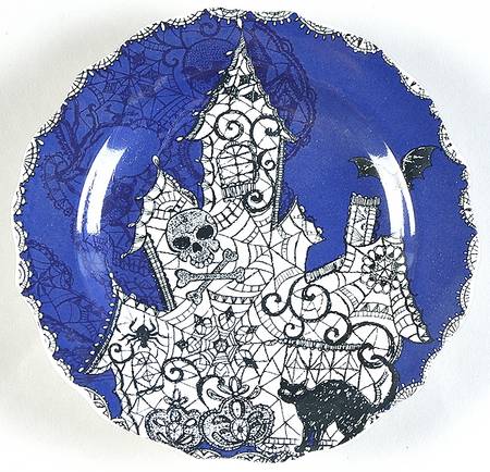 Wiccan Lace Appetizer Plate