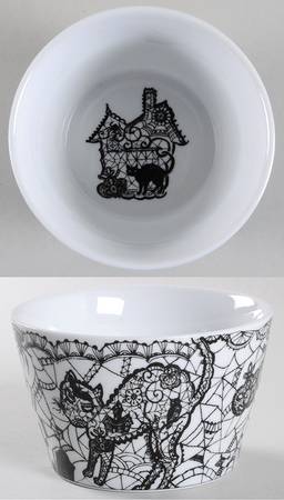 Wiccan Lace Individual Appetizer Bowl