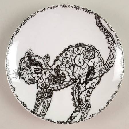 Wiccan Lace Appetizer Plate