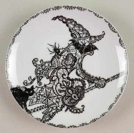 Wiccan Lace Appetizer Plate