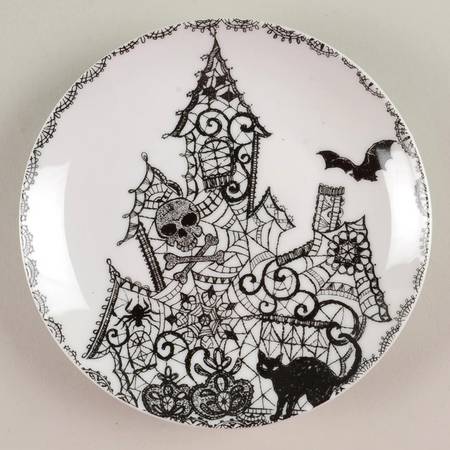 Wiccan Lace Appetizer Plate