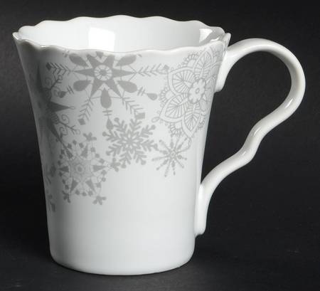 Snow Flurry Silver Mug