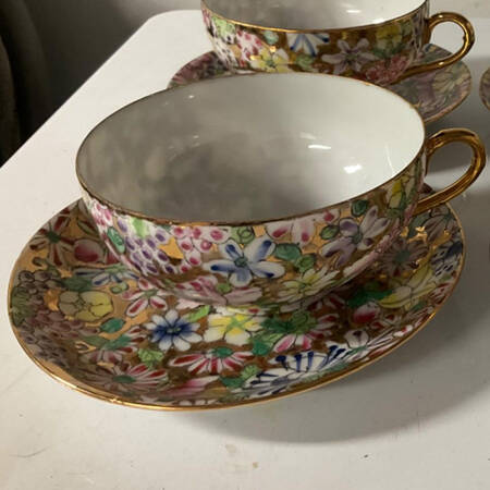 AFJ18 Flat Cup & Saucer Set