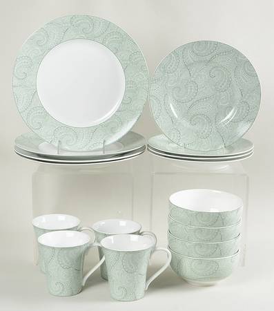 Piccola Green 16 Piece Set by 222 Fifth (PTS)