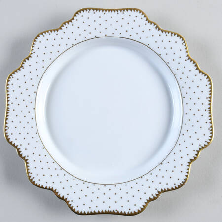 Simply Anna Antique Polka Salad/Dessert Plate