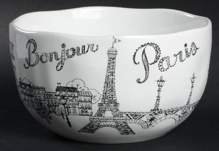 Bonjour Paris Soup/Cereal Bowl