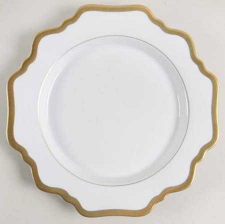 Antique White (Gold Trim) Salad/Dessert Plate
