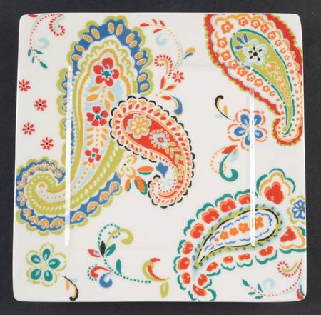 Aeneid Red Salad Plate