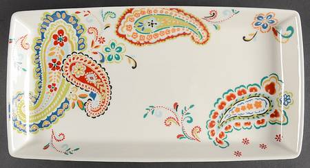 Aeneid Red 13" Rectangular Tray