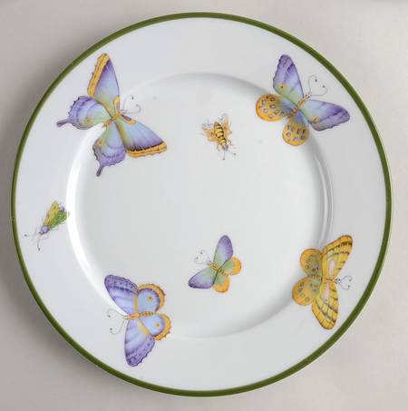 Butterfly Green Dinner Plate