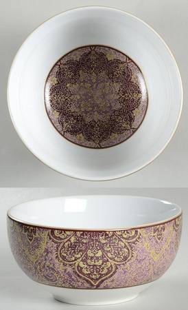 Eva Aubergine Soup/Cereal Bowl by 222 Fifth (PTS)