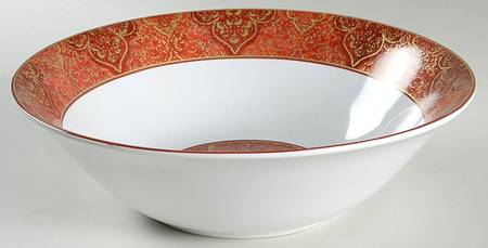 Eva Opulent Red 10" Round Serving Bowl