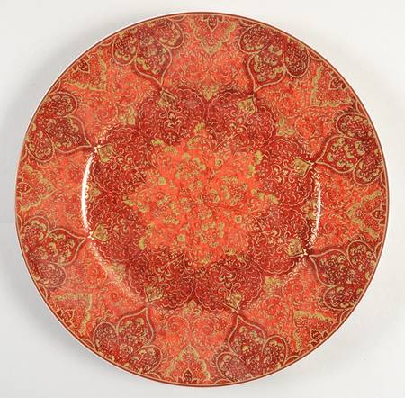 Eva Opulent Red Dinner Plate