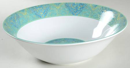 Eva Opulent Teal 10" Round Serving Bowl