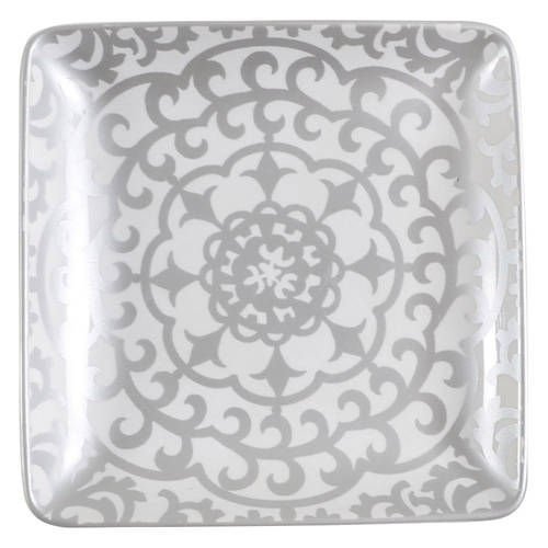 Casbah Silver Appetizer Plate