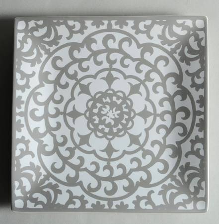 Casbah Silver Salad Plate