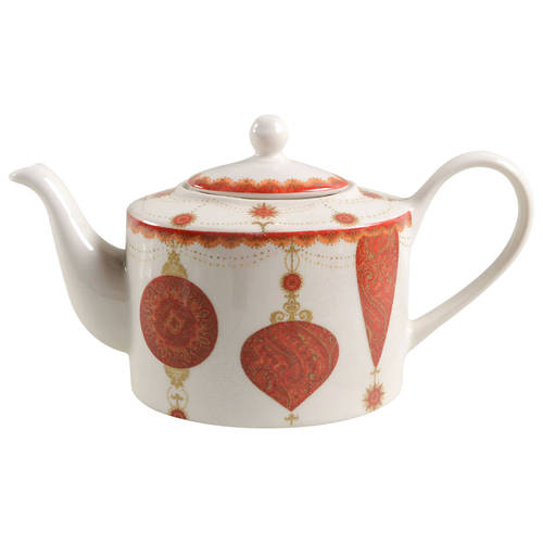 Constantina Red Teapot & Lid