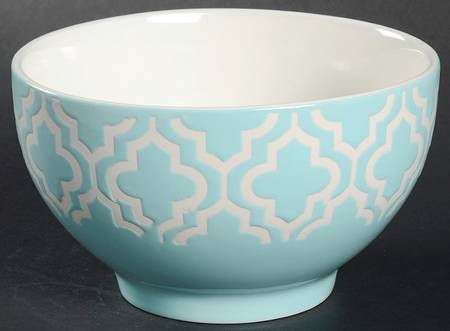 Quatre Teal Soup/Cereal Bowl