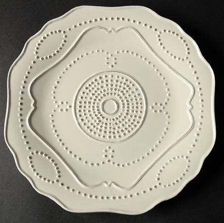 Gabrielle Scallop Cream Salad Plate