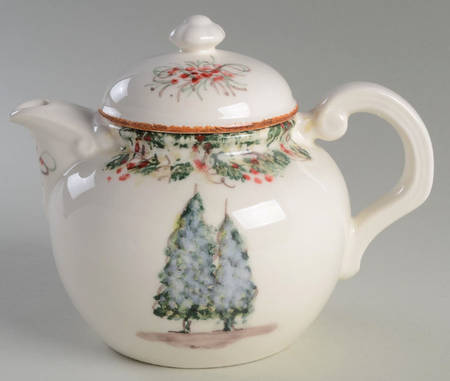 Natale Teapot & Lid