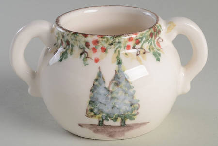 Natale Sugar Bowl No Lid