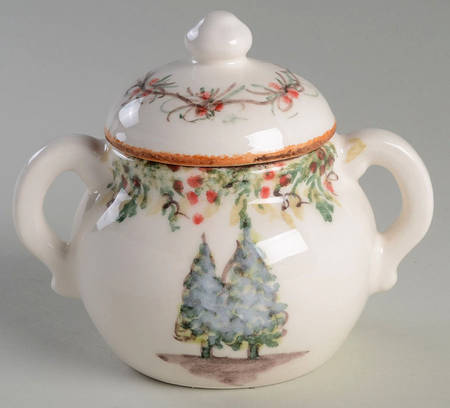 Natale Sugar Bowl & Lid