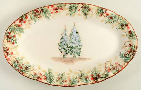 Natale 8" Oval Tray