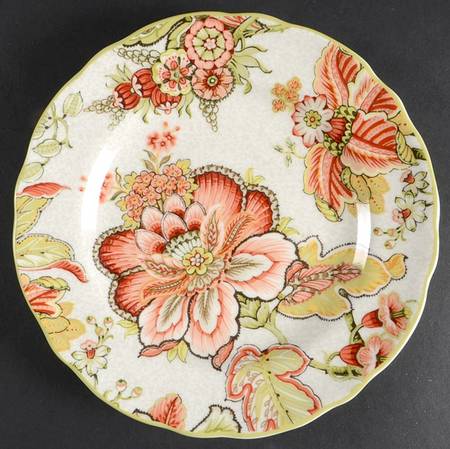 Eliana Red Salad Plate