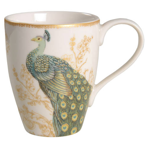 Serene Peacock Mug
